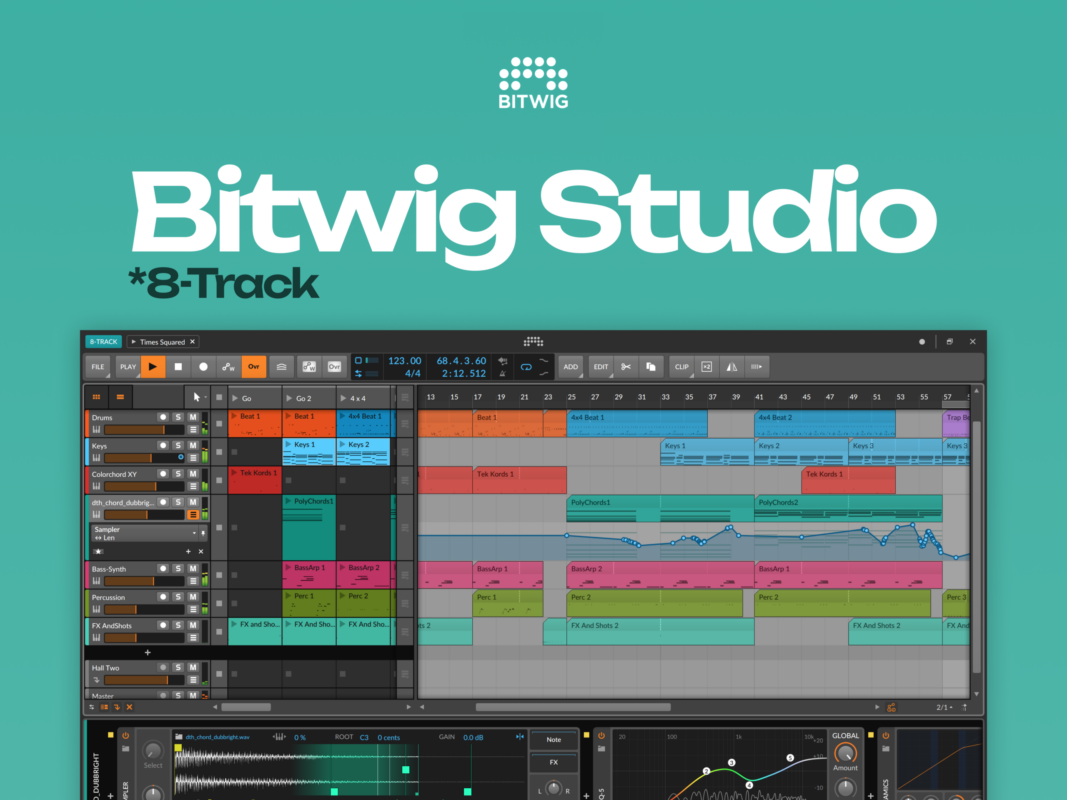 Bitwig Studio 8-Track — DAW