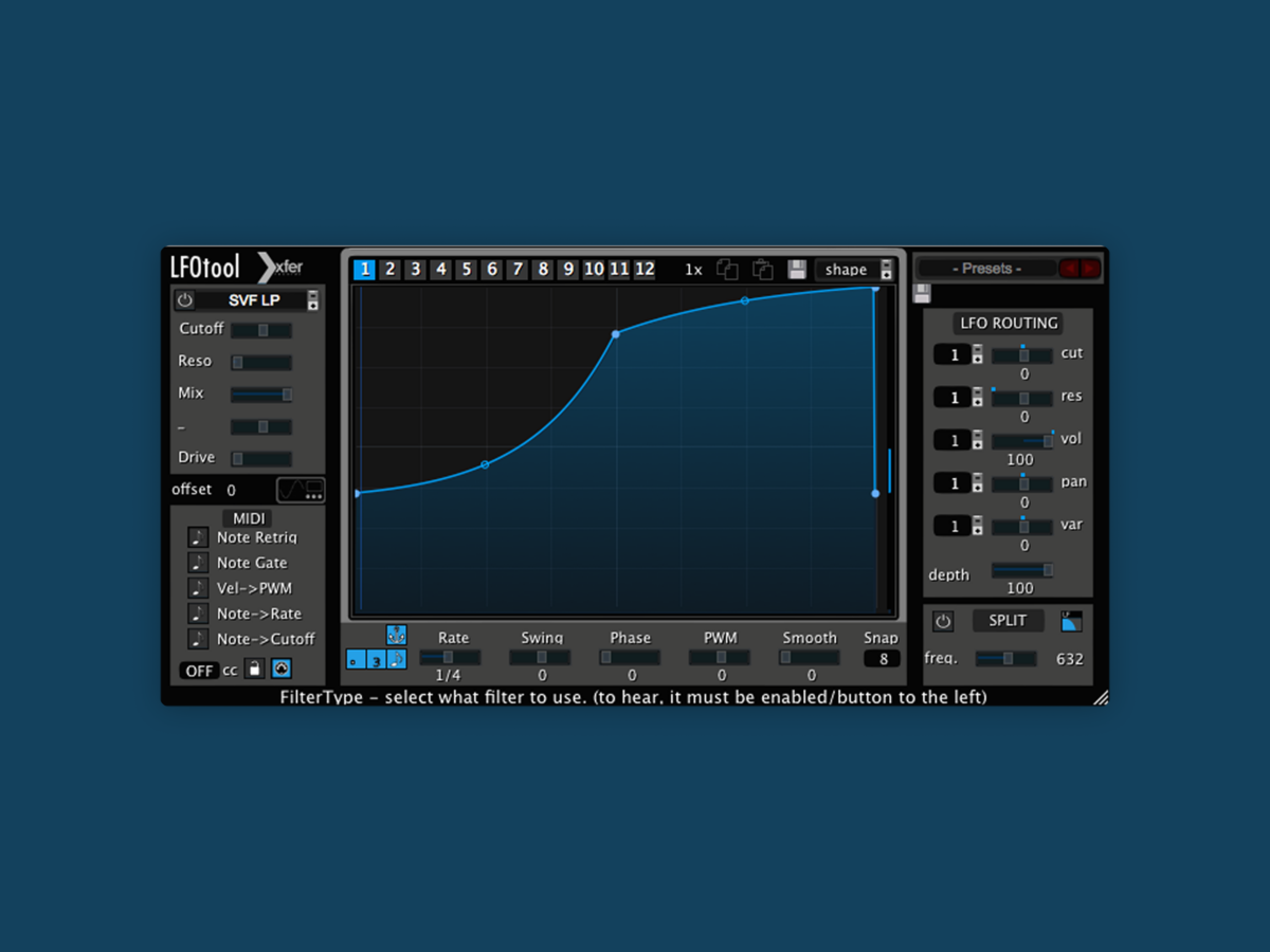 Xfer LFO Tool — плагин-эффект