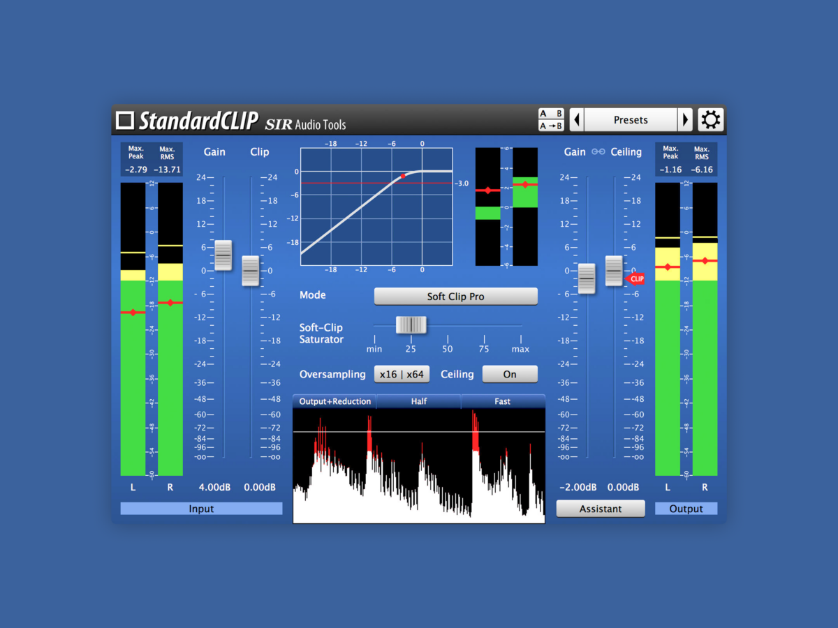 SIR Audio Tools StandardCLIP — плагин-эффект