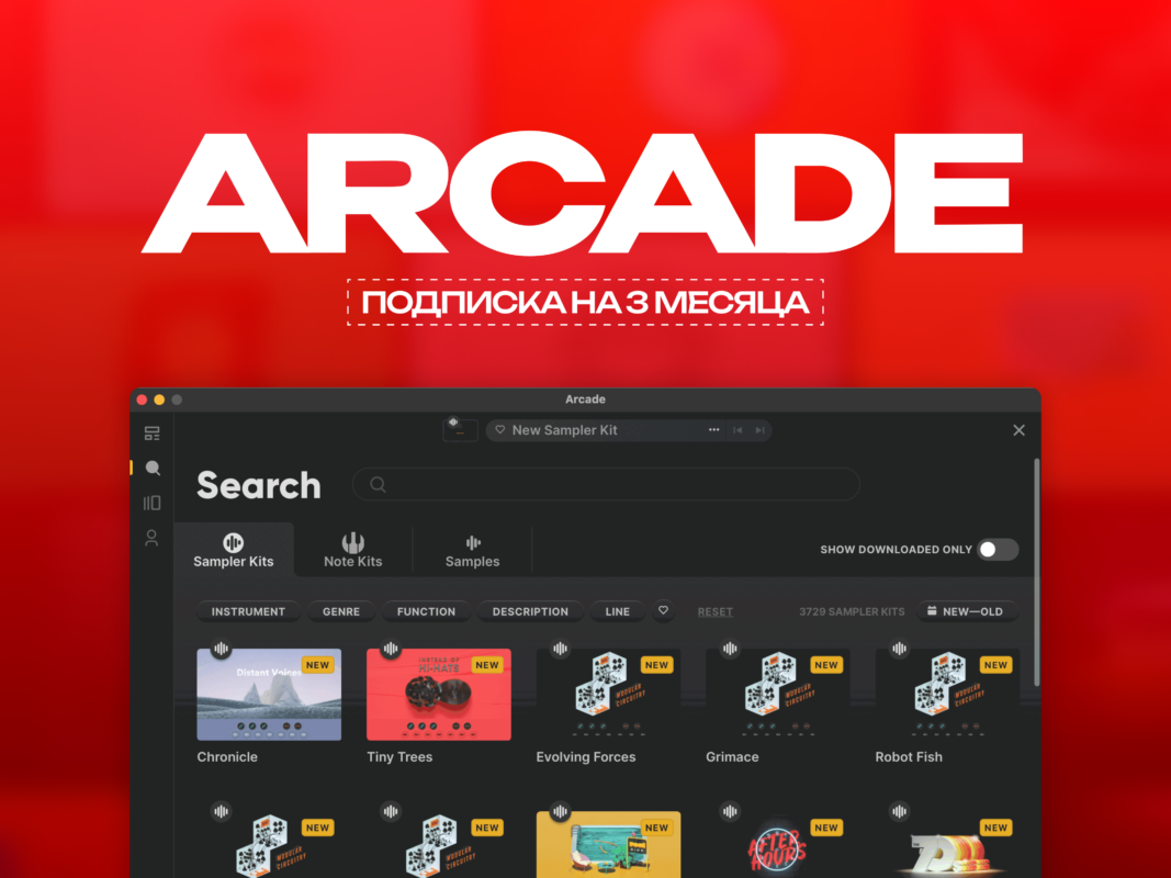 Output Arcade — Подписка на 3 месяца — виртуальный инструмент