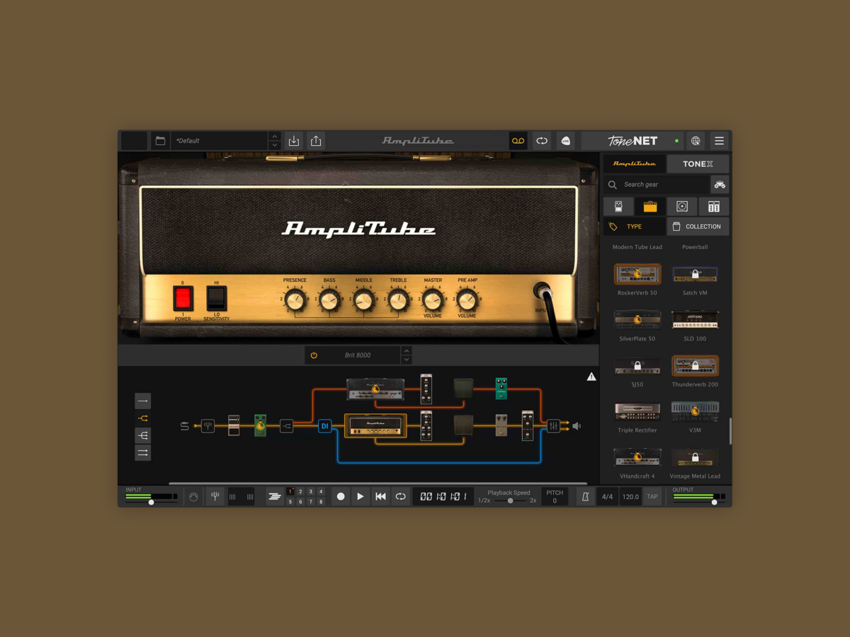 IK Multimedia AmpliTube 5 SE — плагин-эффект
