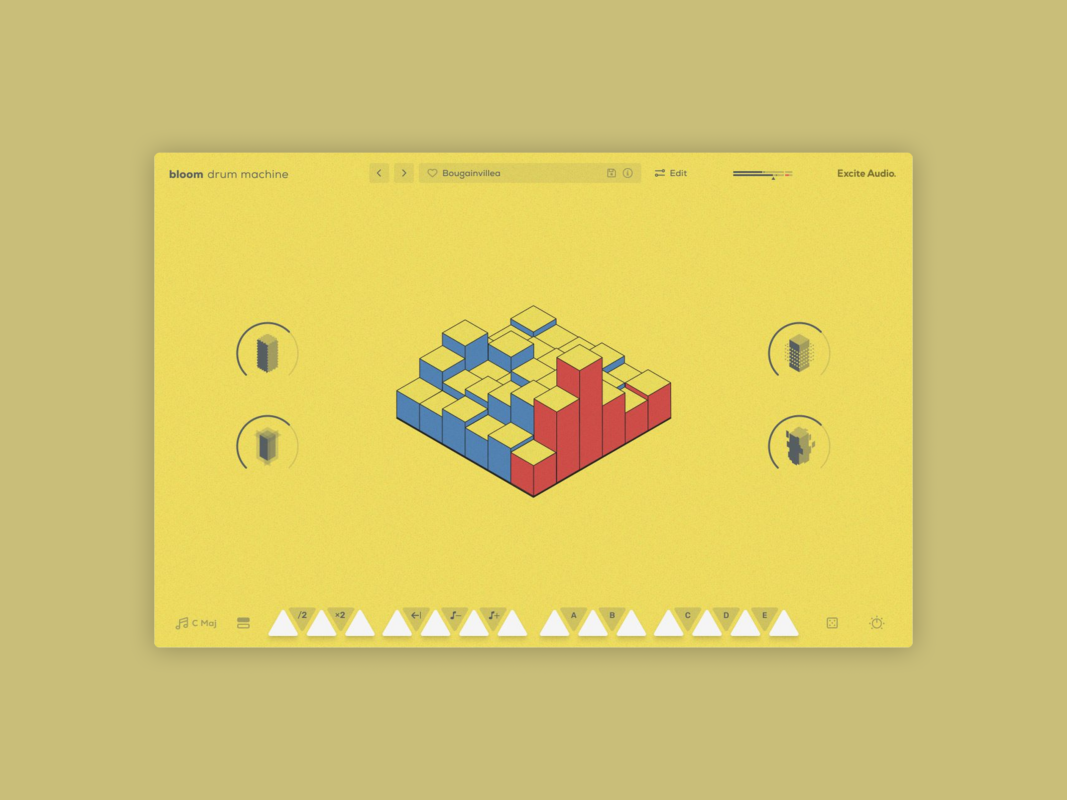 Excite Audio Bloom Drum Machine — виртуальный инструмент