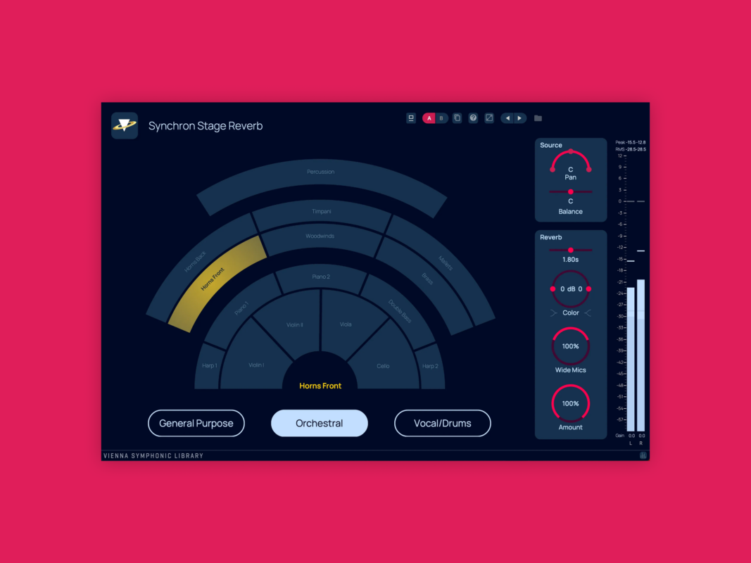 Vienna Symphonic Library Synchron Stage Reverb SO — плагин-эффект