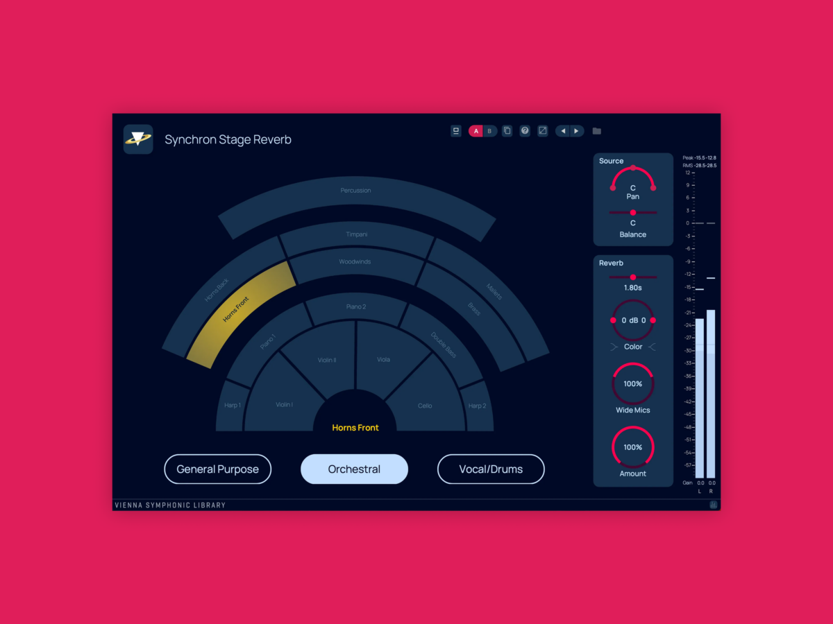 Vienna Symphonic Library Synchron Stage Reverb SO — плагин-эффект