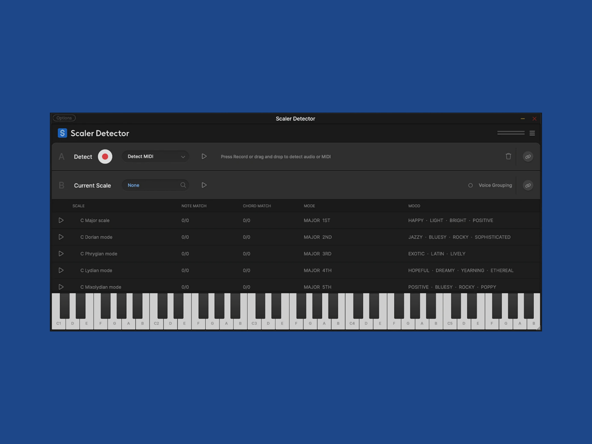 Scaler Music Scaler Detector — плагин-эффект