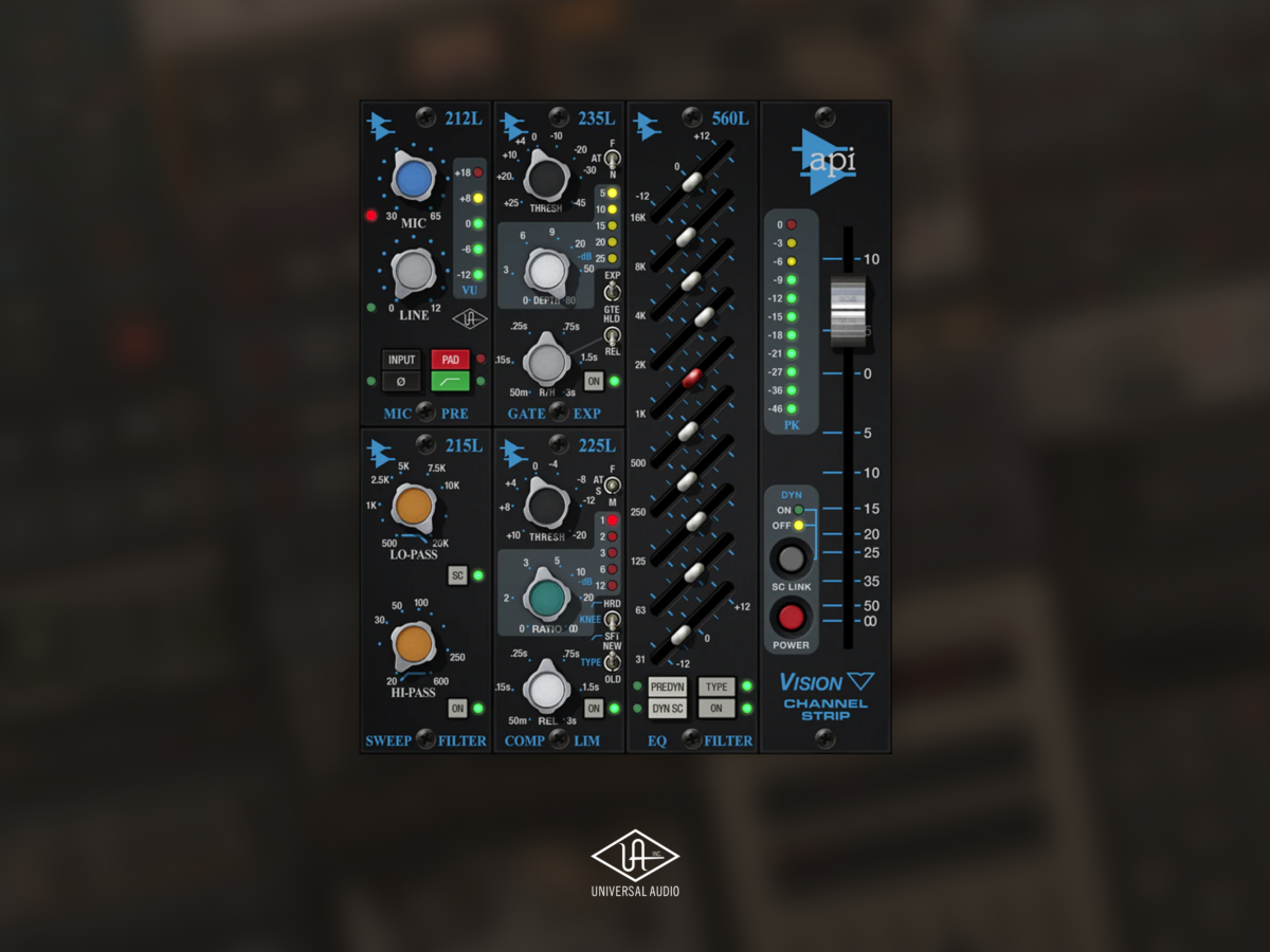 UAD API Vision Channel Strip