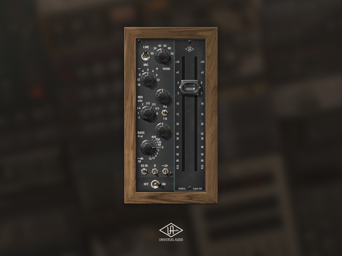 UAD Helios Type 69 Preamp and EQ