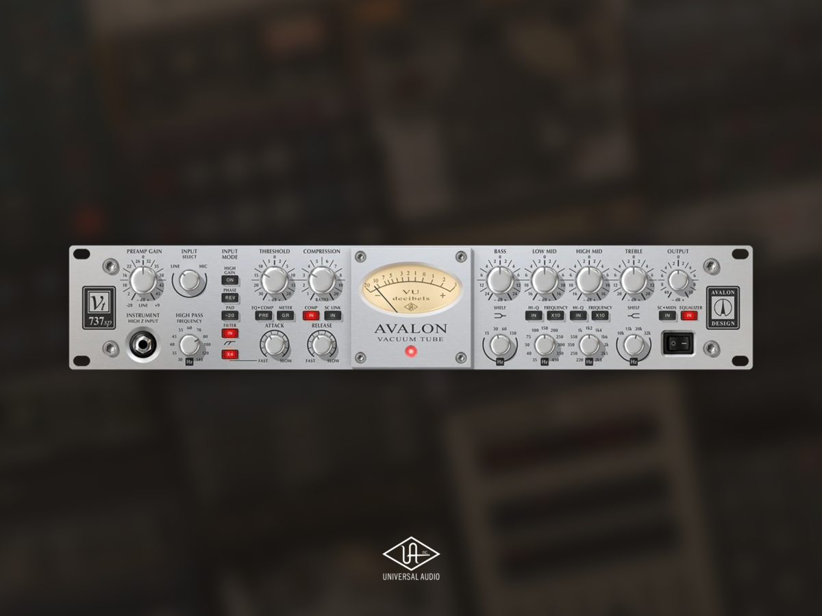 UAD Avalon VT-737 Tube Channel Strip