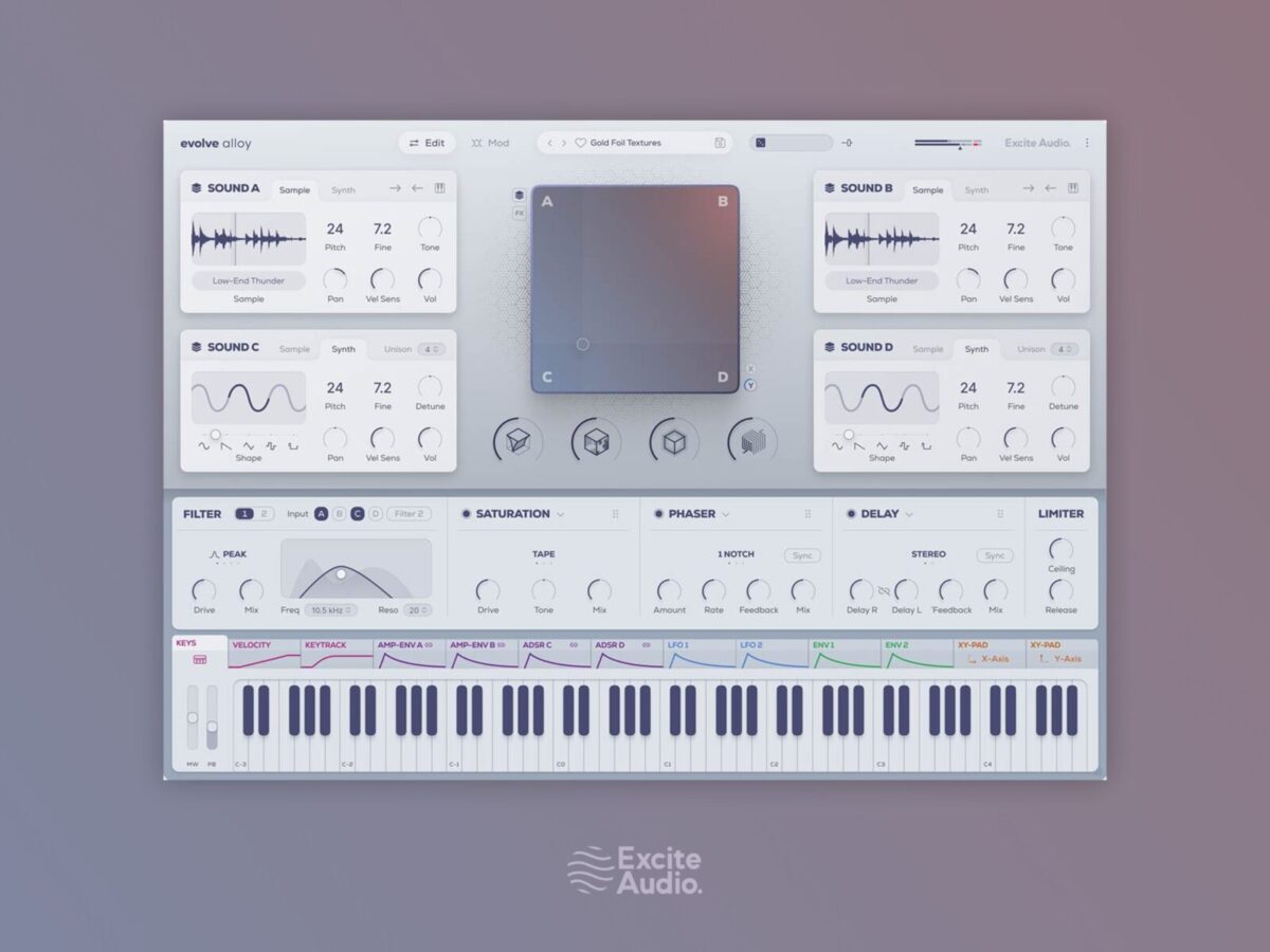 Excite Audio Evolve Alloy — плагин