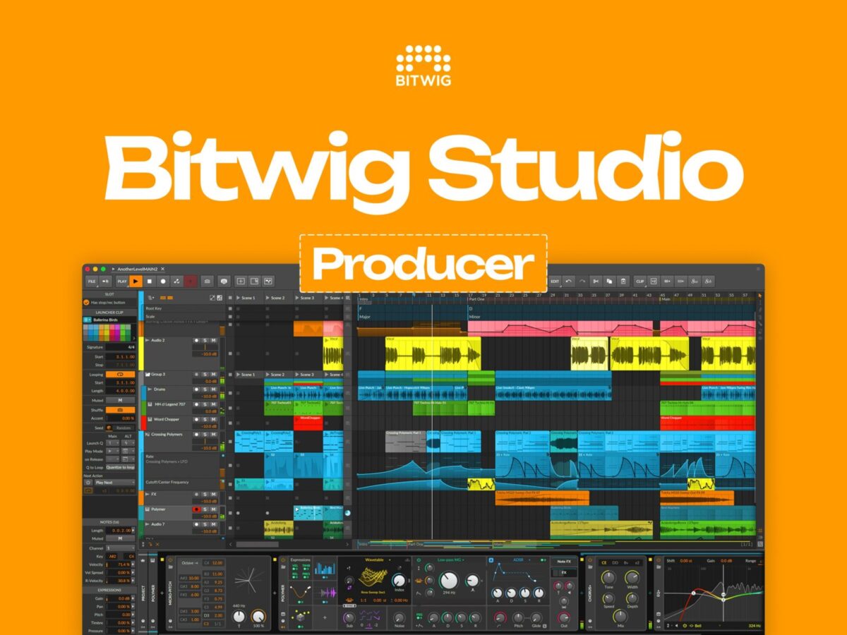 Bitwig Studio Producer 6.1 — DAW