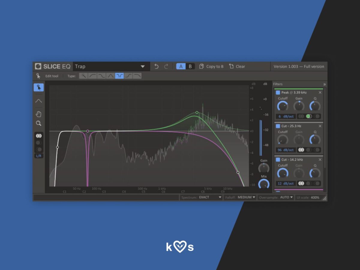 Kilohearts Slice EQ — плагин