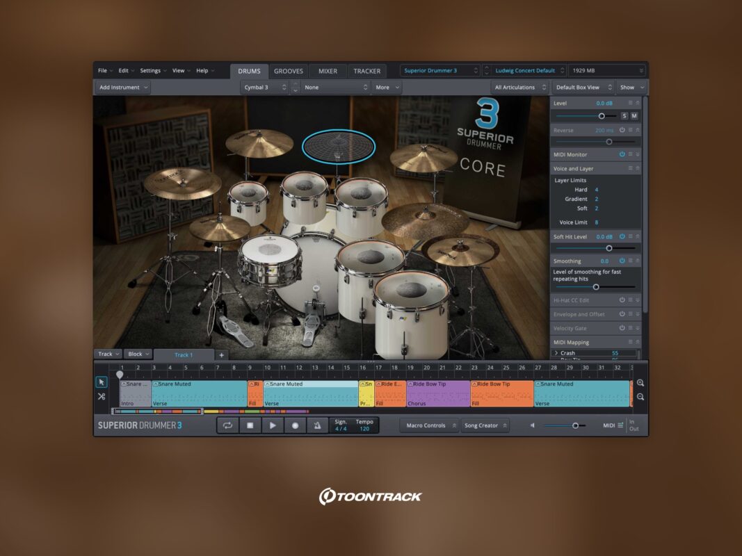 Toontrack Superior Drummer 3