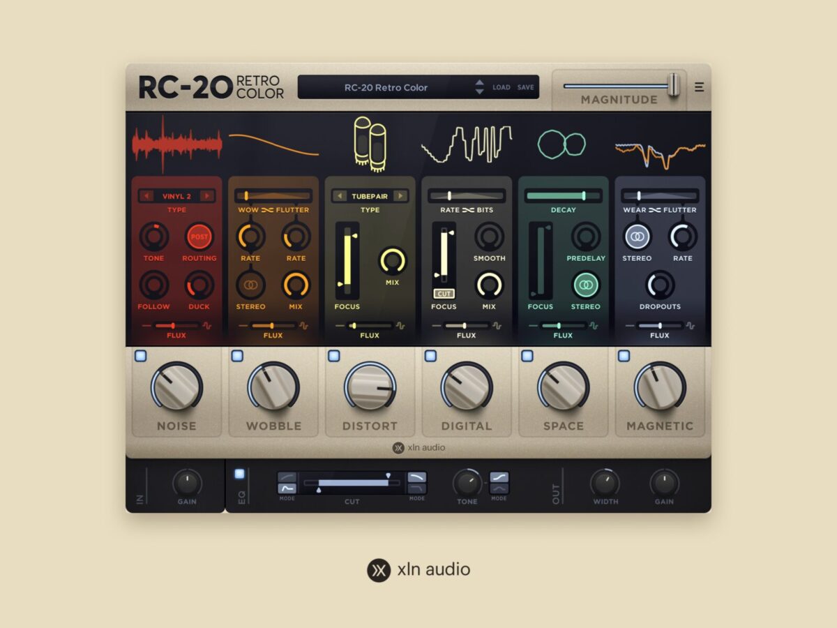 XLN Audio RC-20 Retro Color XLN Audio RC-20 Retro Color — плагин винтажного звучания